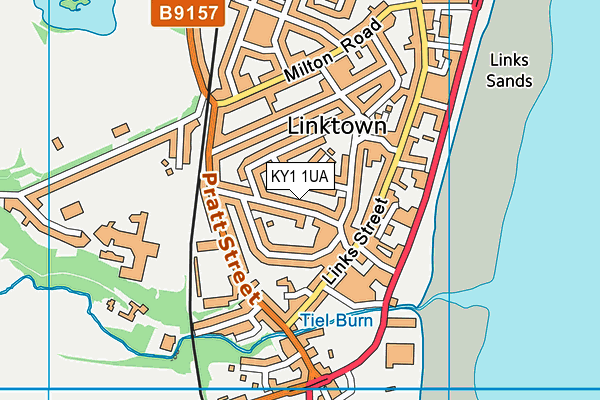KY1 1UA map - OS VectorMap District (Ordnance Survey)