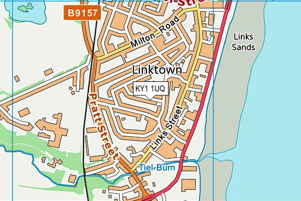 KY1 1UQ map - OS VectorMap District (Ordnance Survey)