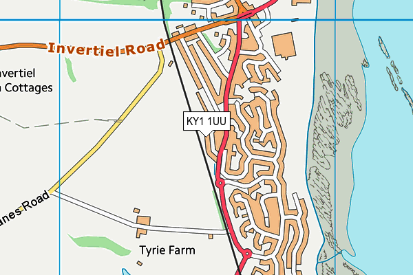 KY1 1UU map - OS VectorMap District (Ordnance Survey)