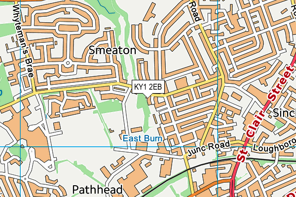 KY1 2EB map - OS VectorMap District (Ordnance Survey)