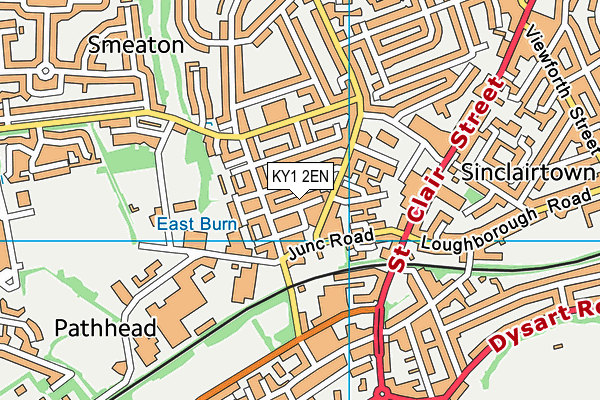 KY1 2EN map - OS VectorMap District (Ordnance Survey)