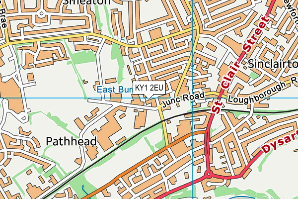 KY1 2EU map - OS VectorMap District (Ordnance Survey)