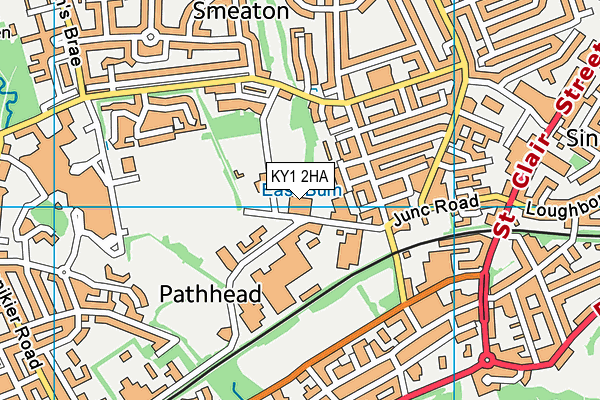 KY1 2HA map - OS VectorMap District (Ordnance Survey)