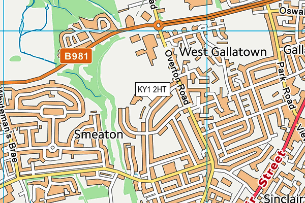 KY1 2HT map - OS VectorMap District (Ordnance Survey)