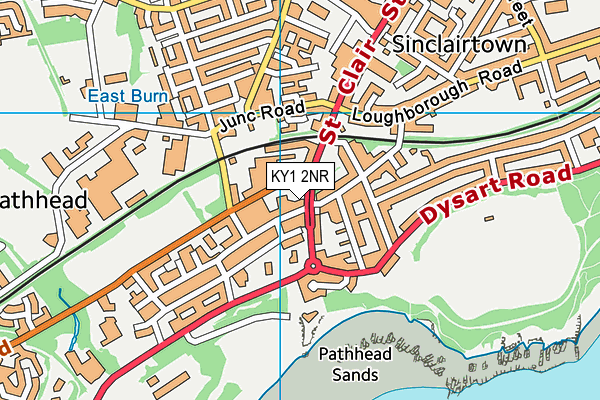 KY1 2NR map - OS VectorMap District (Ordnance Survey)