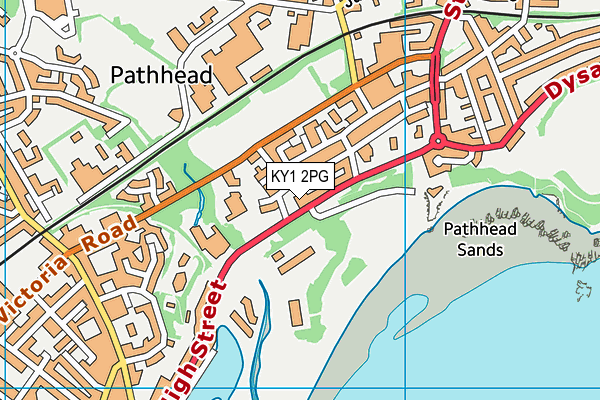 KY1 2PG map - OS VectorMap District (Ordnance Survey)