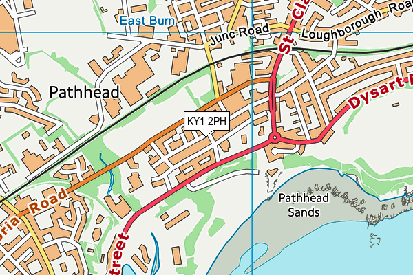 KY1 2PH map - OS VectorMap District (Ordnance Survey)