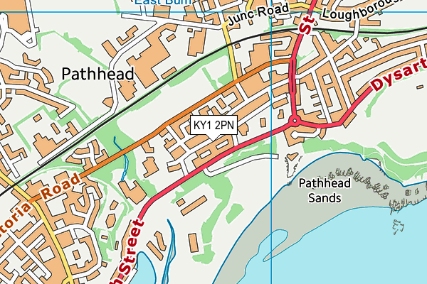 KY1 2PN map - OS VectorMap District (Ordnance Survey)