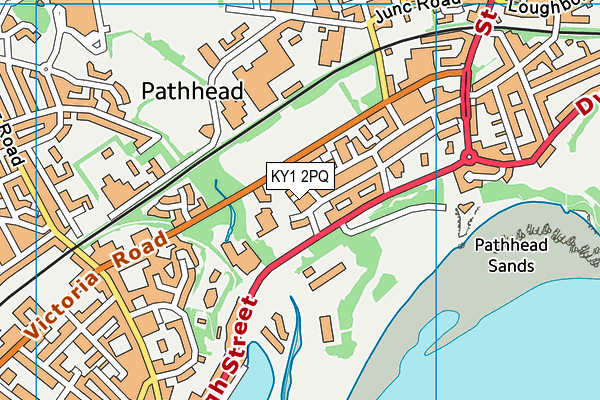 KY1 2PQ map - OS VectorMap District (Ordnance Survey)