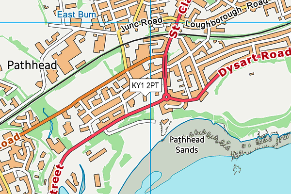 KY1 2PT map - OS VectorMap District (Ordnance Survey)