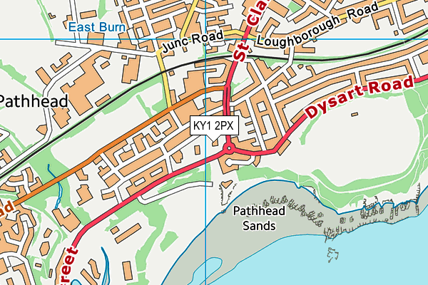 KY1 2PX map - OS VectorMap District (Ordnance Survey)