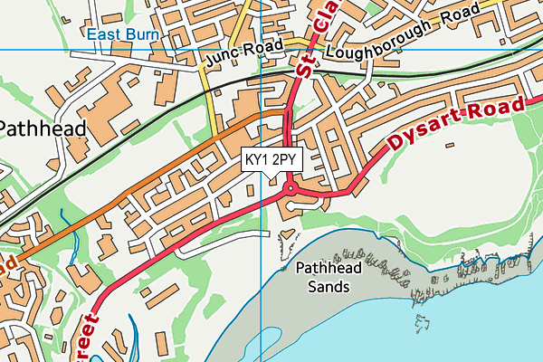 KY1 2PY map - OS VectorMap District (Ordnance Survey)