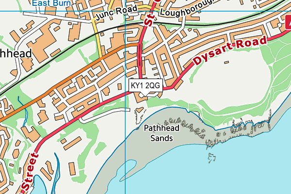 KY1 2QG map - OS VectorMap District (Ordnance Survey)