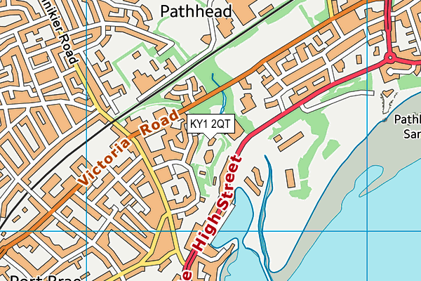 KY1 2QT map - OS VectorMap District (Ordnance Survey)