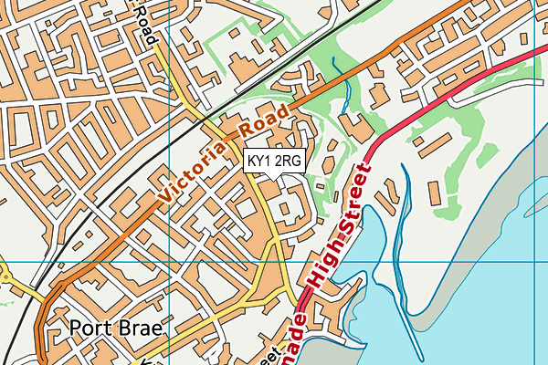 KY1 2RG map - OS VectorMap District (Ordnance Survey)