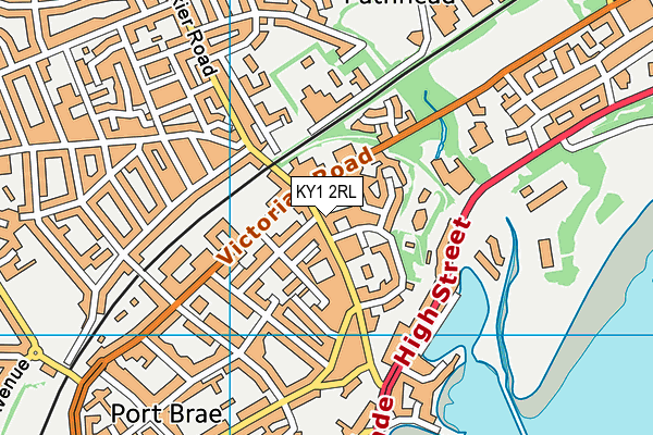 KY1 2RL map - OS VectorMap District (Ordnance Survey)