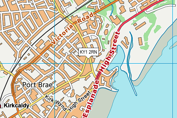 KY1 2RN map - OS VectorMap District (Ordnance Survey)
