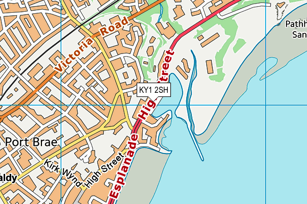 KY1 2SH map - OS VectorMap District (Ordnance Survey)