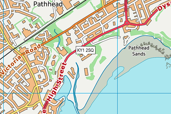 KY1 2SQ map - OS VectorMap District (Ordnance Survey)