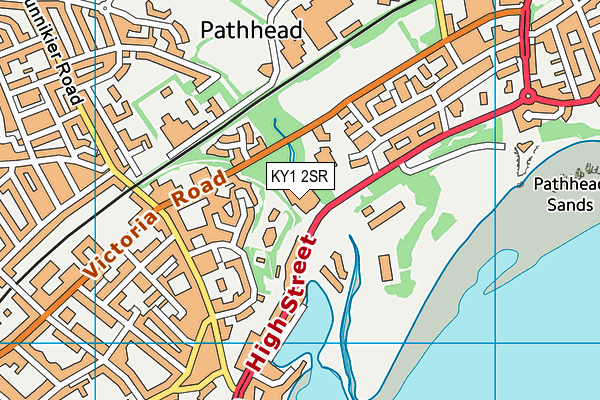 KY1 2SR map - OS VectorMap District (Ordnance Survey)