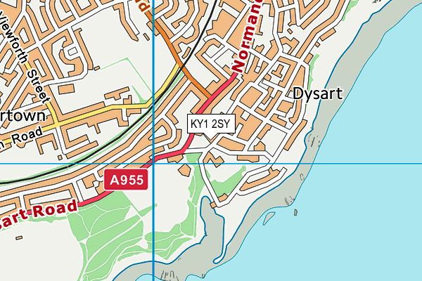 KY1 2SY map - OS VectorMap District (Ordnance Survey)