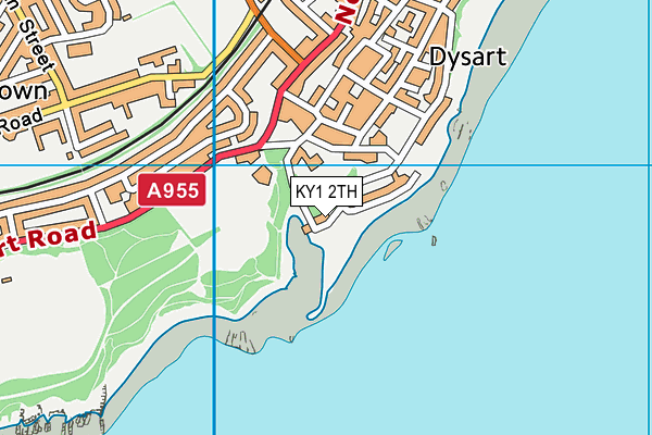 KY1 2TH map - OS VectorMap District (Ordnance Survey)