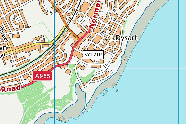 KY1 2TP map - OS VectorMap District (Ordnance Survey)