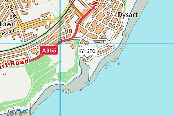 KY1 2TQ map - OS VectorMap District (Ordnance Survey)