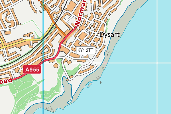 KY1 2TT map - OS VectorMap District (Ordnance Survey)