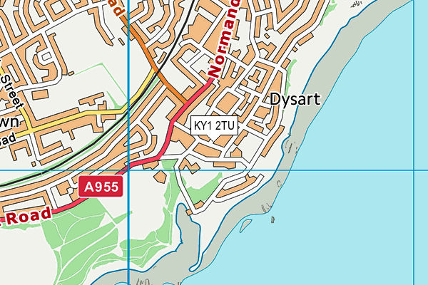 KY1 2TU map - OS VectorMap District (Ordnance Survey)