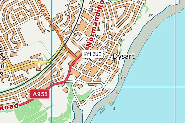 KY1 2UE map - OS VectorMap District (Ordnance Survey)