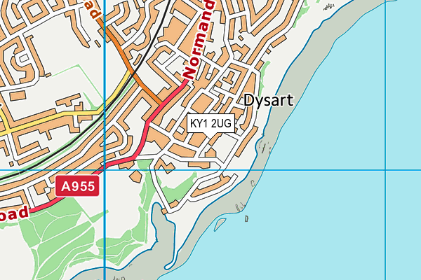 KY1 2UG map - OS VectorMap District (Ordnance Survey)