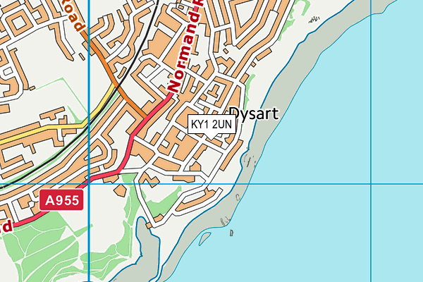 KY1 2UN map - OS VectorMap District (Ordnance Survey)