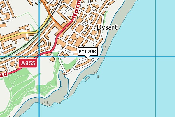 KY1 2UR map - OS VectorMap District (Ordnance Survey)