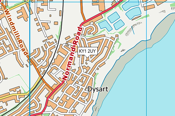 KY1 2UY map - OS VectorMap District (Ordnance Survey)