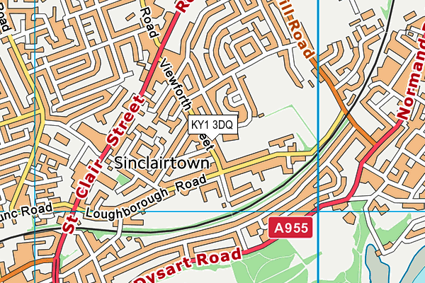 KY1 3DQ map - OS VectorMap District (Ordnance Survey)