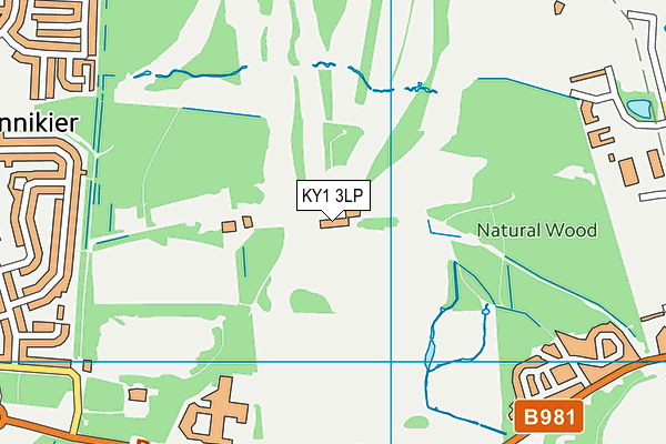 KY1 3LP map - OS VectorMap District (Ordnance Survey)
