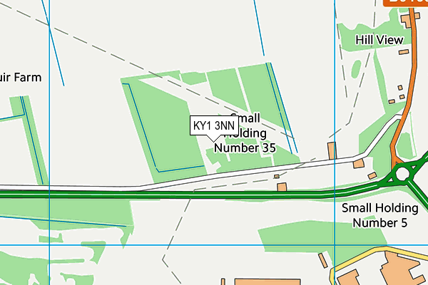 KY1 3NN map - OS VectorMap District (Ordnance Survey)