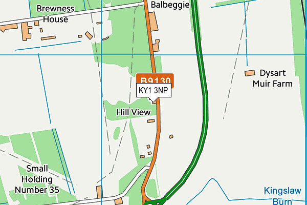 KY1 3NP map - OS VectorMap District (Ordnance Survey)