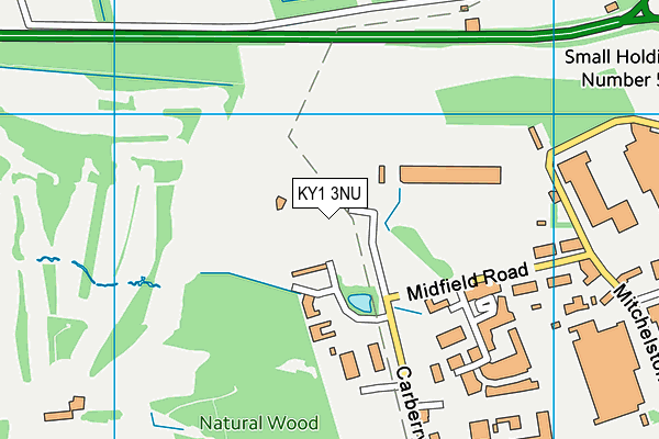 KY1 3NU map - OS VectorMap District (Ordnance Survey)