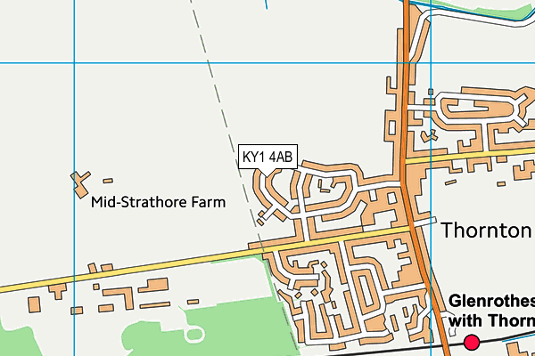 KY1 4AB map - OS VectorMap District (Ordnance Survey)