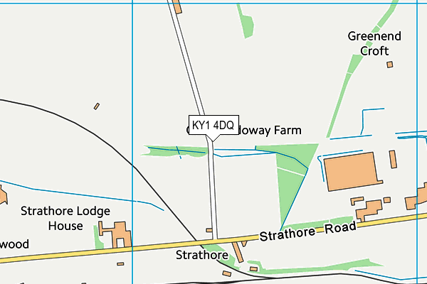 KY1 4DQ map - OS VectorMap District (Ordnance Survey)