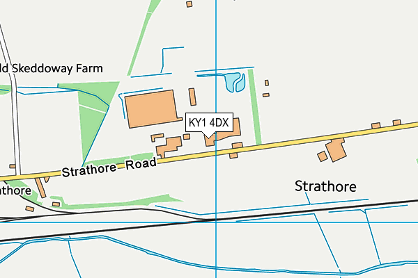 KY1 4DX map - OS VectorMap District (Ordnance Survey)