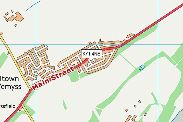KY1 4NE map - OS VectorMap District (Ordnance Survey)