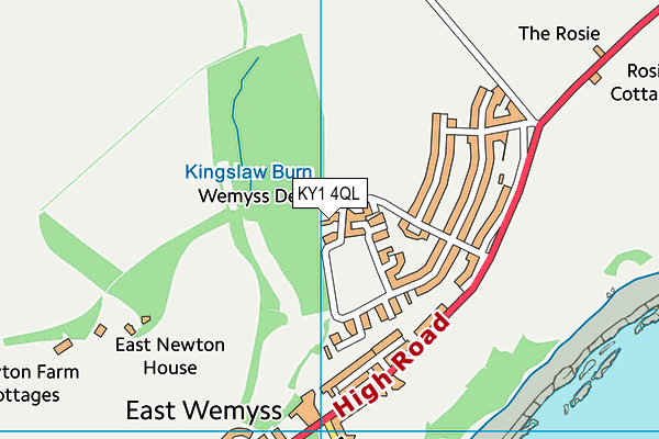 KY1 4QL map - OS VectorMap District (Ordnance Survey)