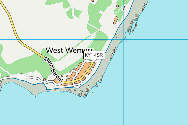 KY1 4SR map - OS VectorMap District (Ordnance Survey)