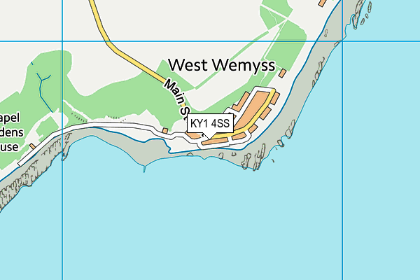KY1 4SS map - OS VectorMap District (Ordnance Survey)