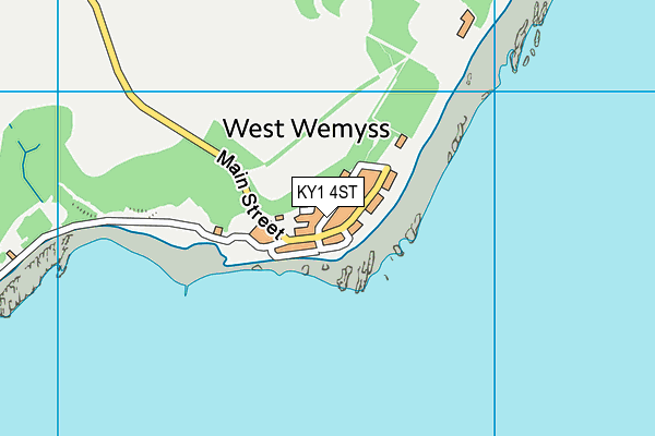 KY1 4ST map - OS VectorMap District (Ordnance Survey)
