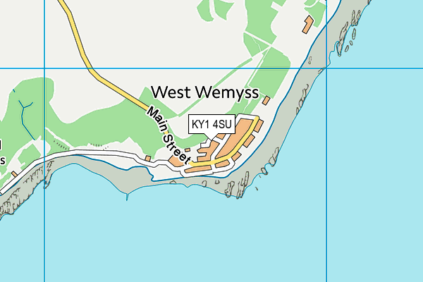 KY1 4SU map - OS VectorMap District (Ordnance Survey)