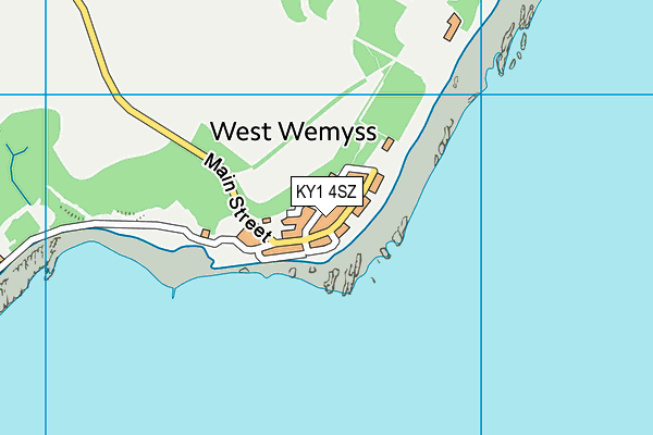 KY1 4SZ map - OS VectorMap District (Ordnance Survey)